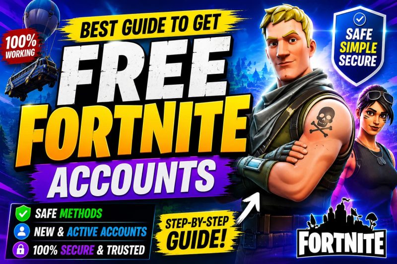 Best Guide to Get Free Fortnite Accounts: Safe and Secure