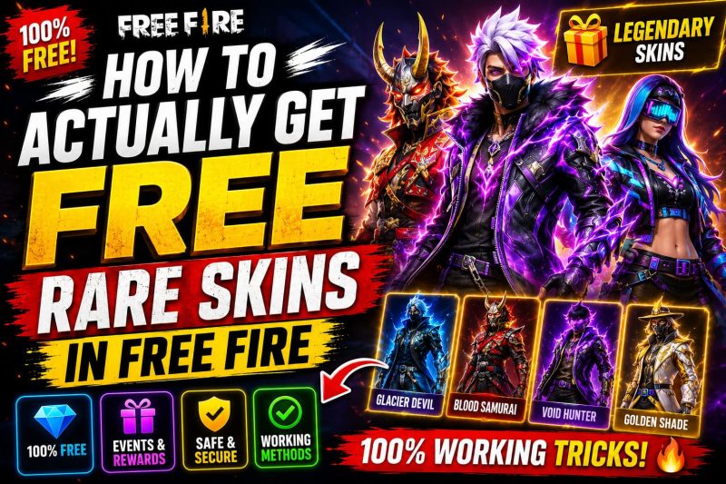 How to Actually Get Free Rare Skins in Free Fire
