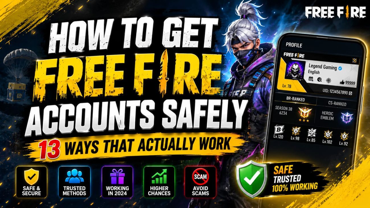 How to Get Free Fire Accounts Safely: 13 Ways That Actually Work