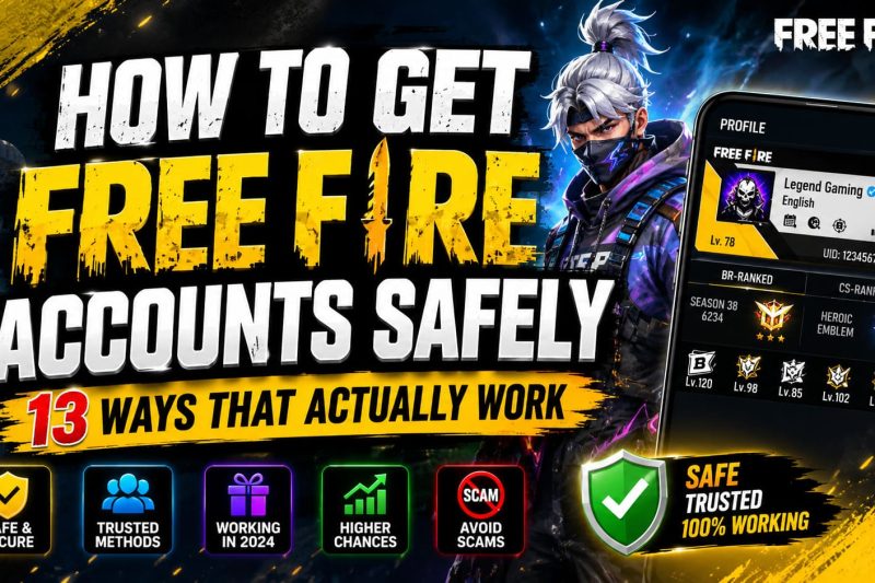 How to Get Free Fire Accounts Safely: 13 Ways That Actually Work